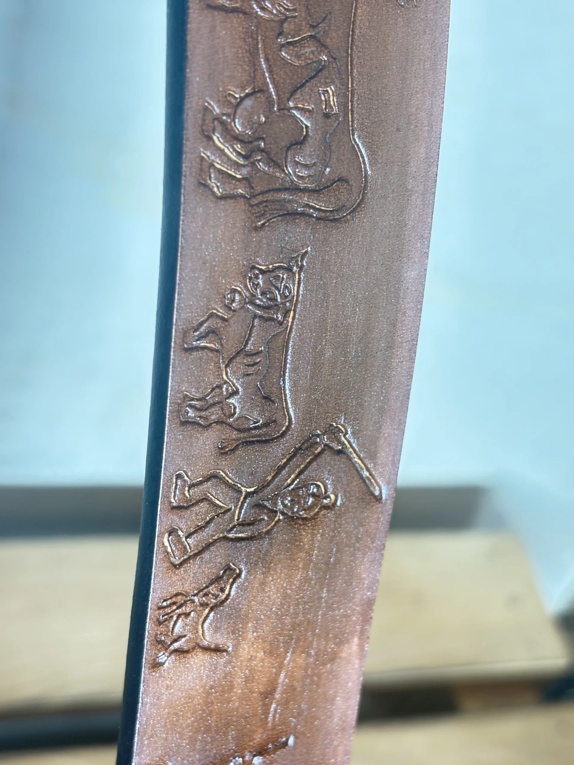 Cintura in cuoio marrone - Désarpa - immagine 4