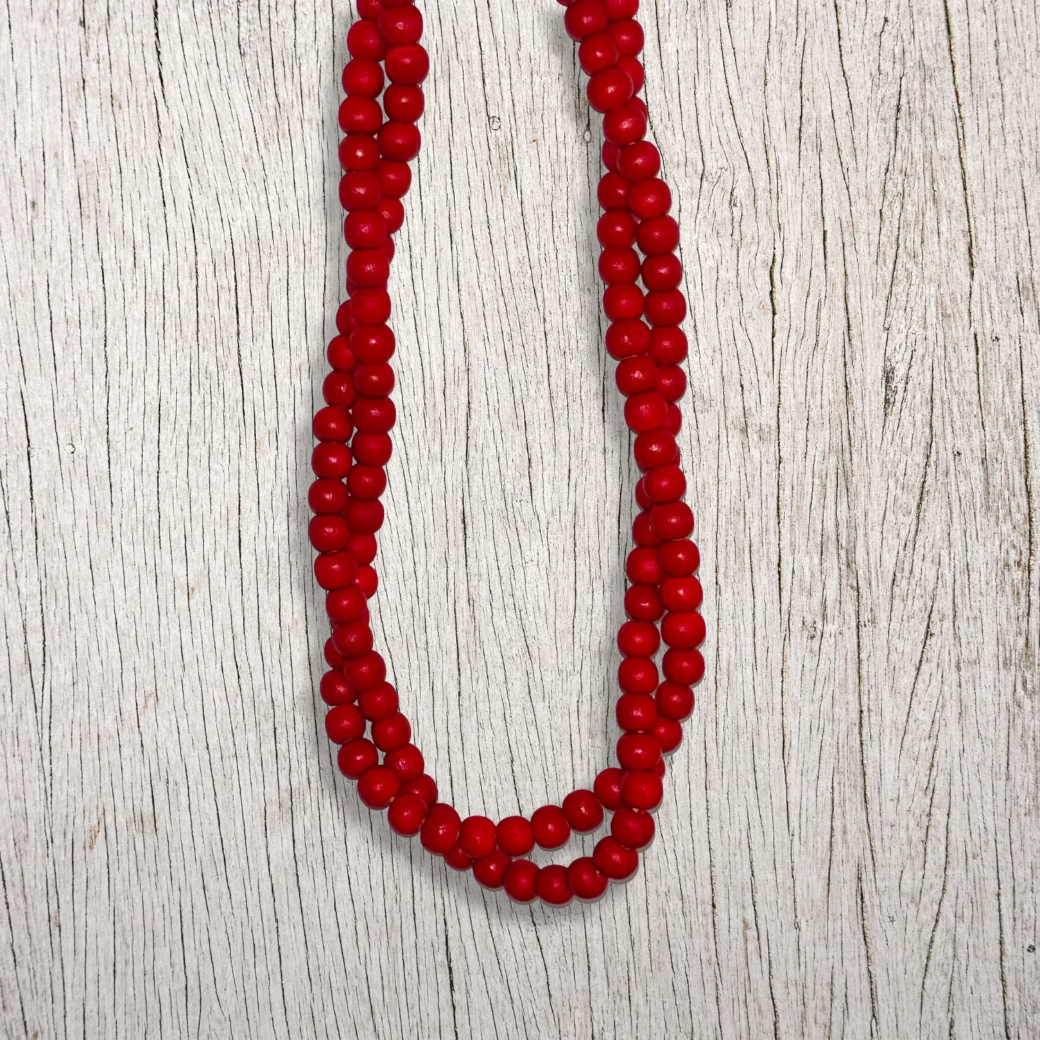 BOIS - Collana doppio filo in legno